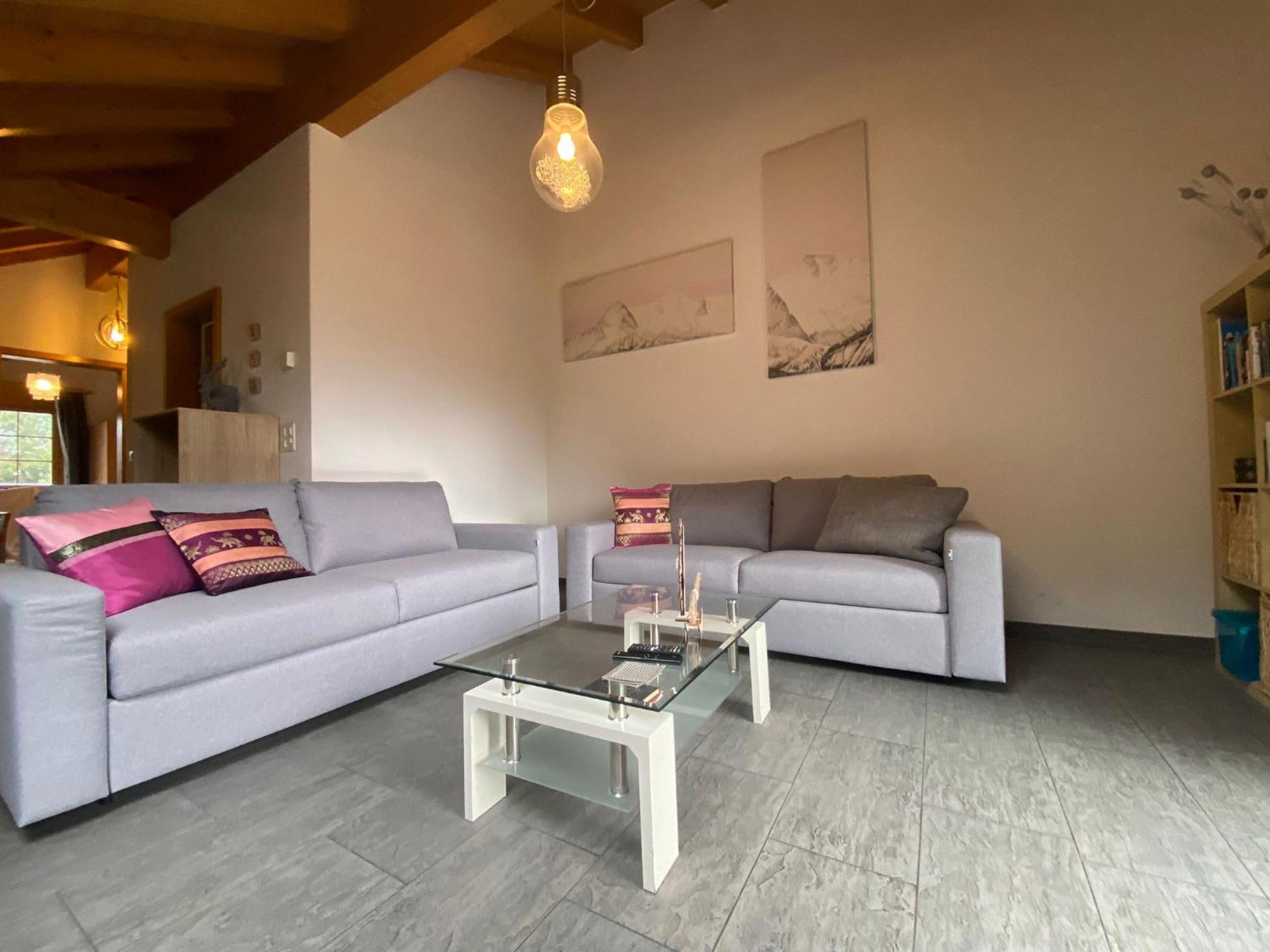 Charming Penthouse Apartman Lauterbrunnen Kültér fotó