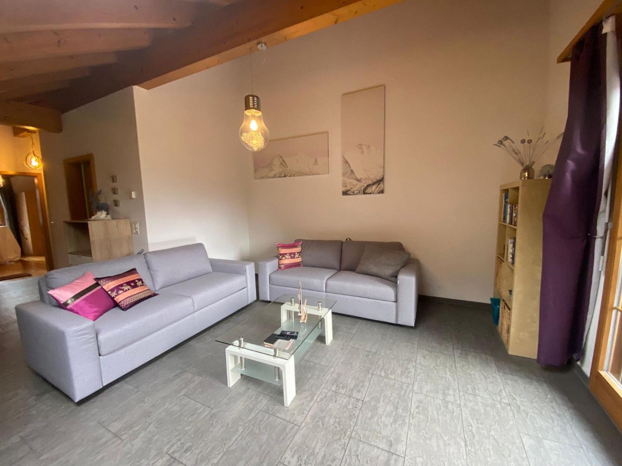 Charming Penthouse Apartman Lauterbrunnen Kültér fotó