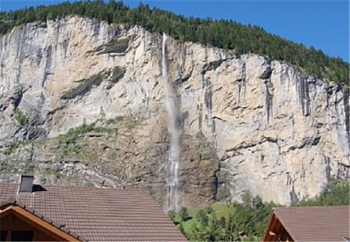 Charming Penthouse Apartman Lauterbrunnen Kültér fotó