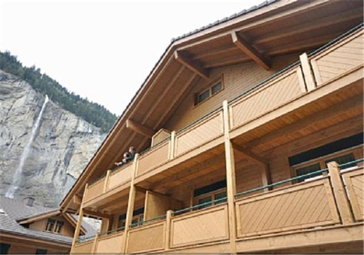 Charming Penthouse Apartman Lauterbrunnen Kültér fotó